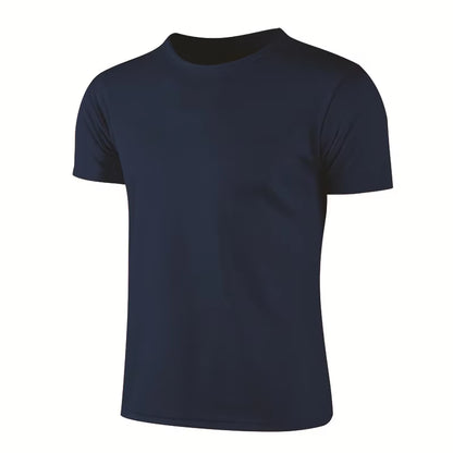 Multicolor Quick Dry Short Sleeve Sport T Shirt Gym Jerseys Fitness Shirt Trainer Running T-Shirt Men'S Breathable Sportswear